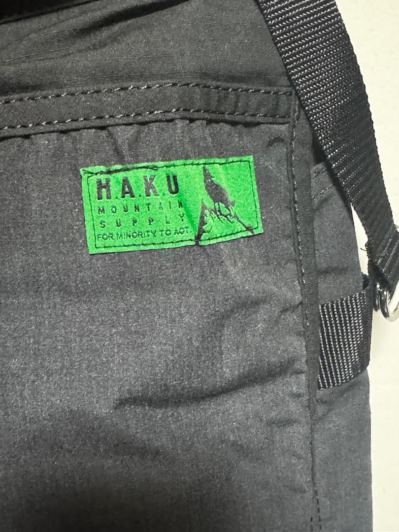 ナンガ × ハク カーペンターパンツ HK-S117 サイズL 新品 ブラック