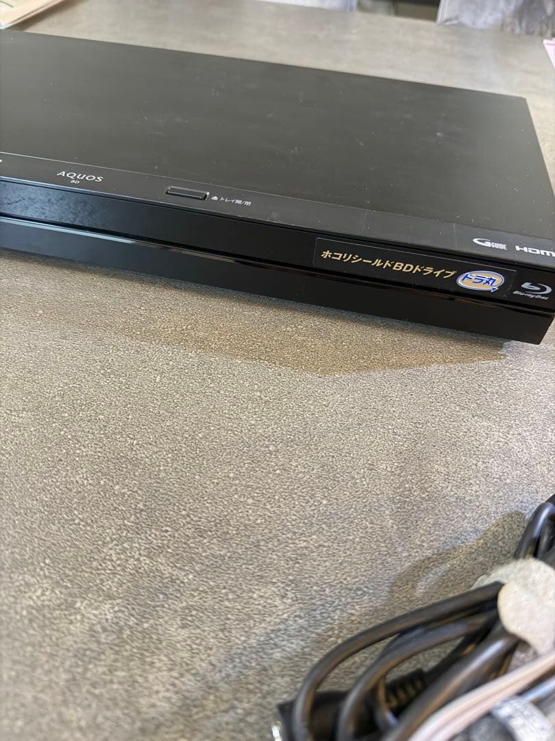 SHARP チューナー搭載Blu-rayレコーダー　2018年製