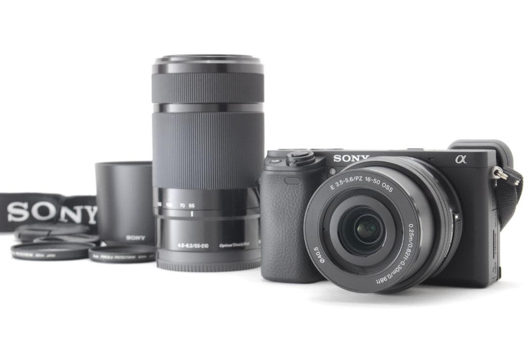 【ほぼ新品】ソニー Sony a6400 ダブルレンズキット ショット数138回