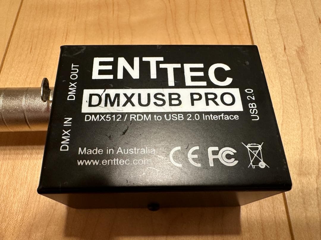 ENTTEC / DMX USB PRO インターフェース