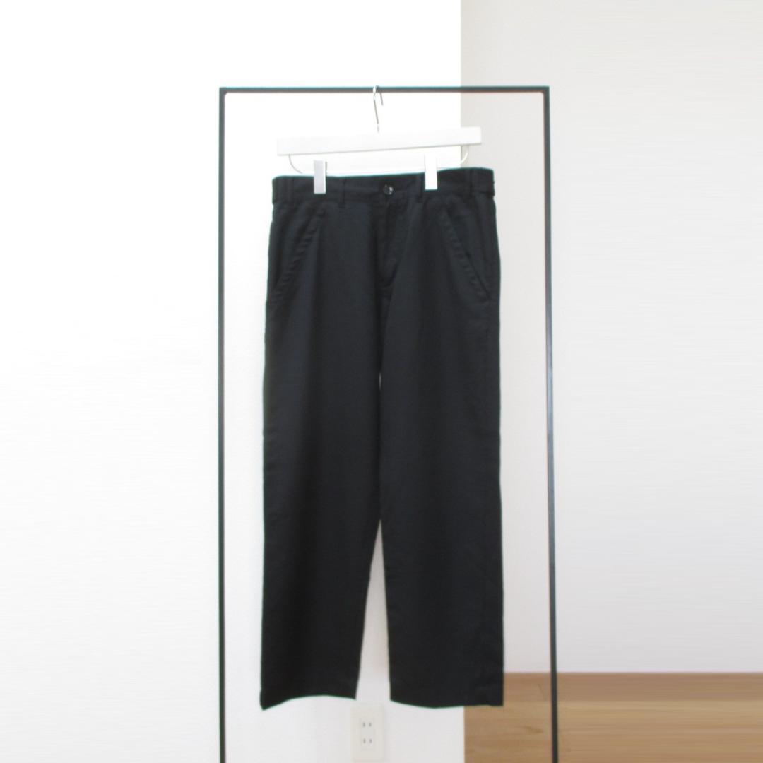 ブラックコムデギャルソン ウールワークパンツ ブラックS ジュンヤ プリュス