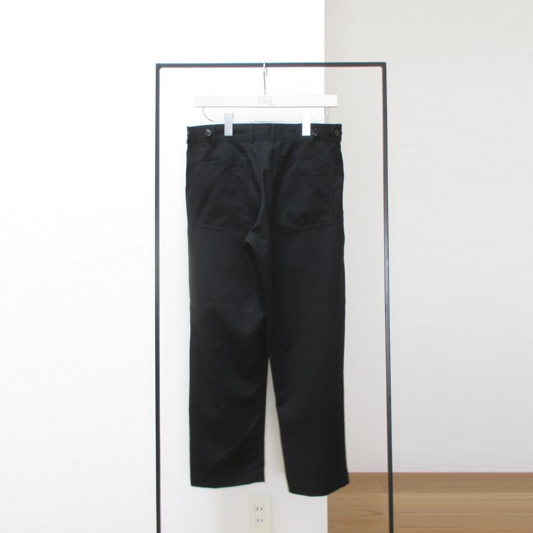 ブラックコムデギャルソン ウールワークパンツ ブラックS ジュンヤ プリュス