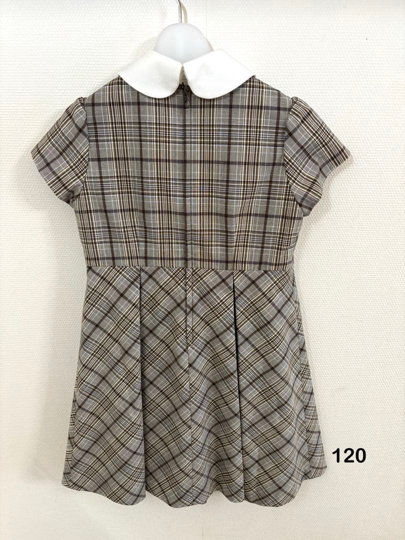 ワルツバイビームスデザイン ガールズ ボレロ＆ワンピース ブラウン 120cm