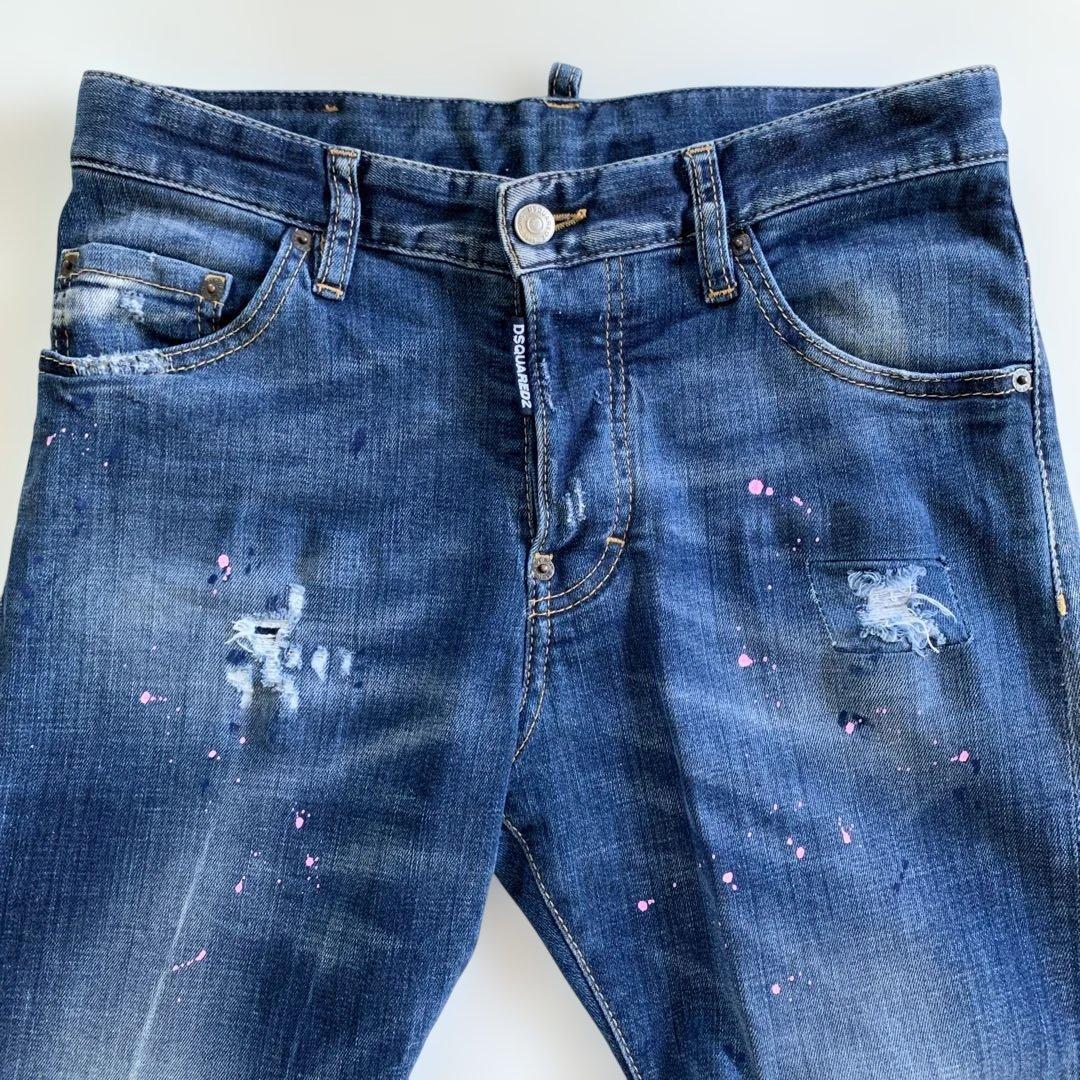 DSQUARED2 ディースクエアード セクシーツイスト 桜ペイント 42