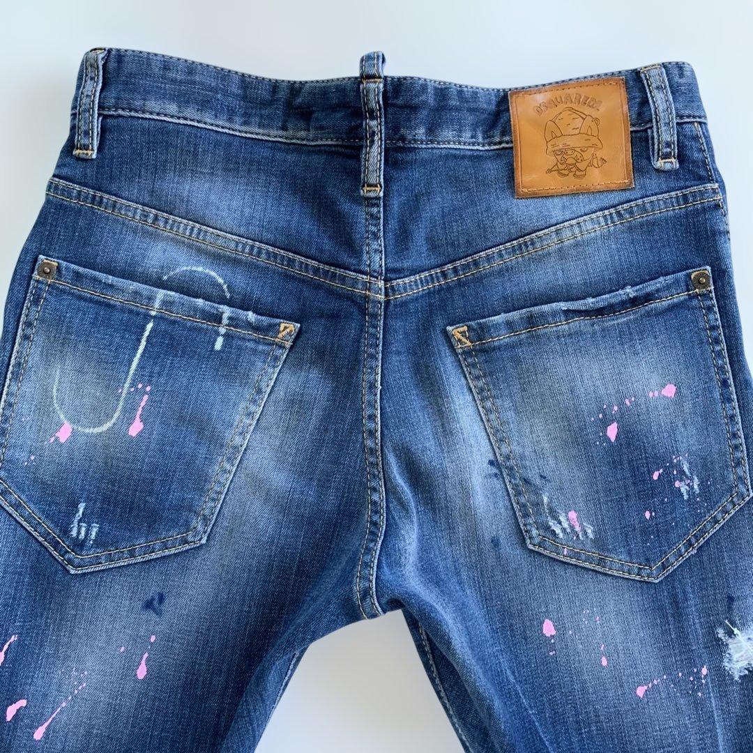 DSQUARED2 ディースクエアード セクシーツイスト 桜ペイント 42