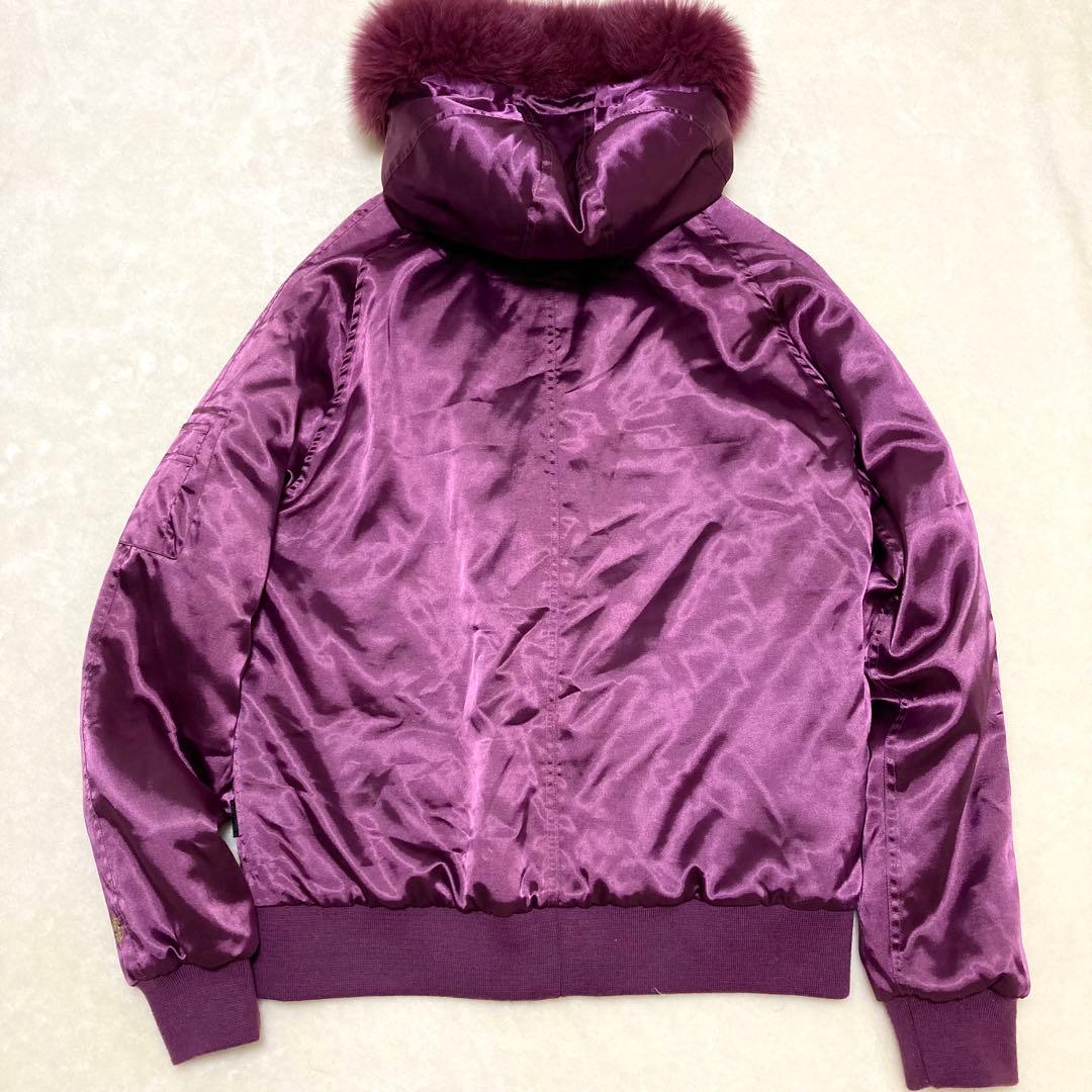 希少美品 スワッガー ジャケット アウター N2Bフォックスファー XL フード