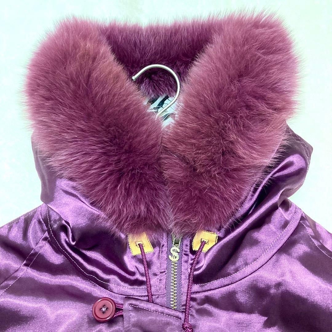 希少美品 スワッガー ジャケット アウター N2Bフォックスファー XL フード