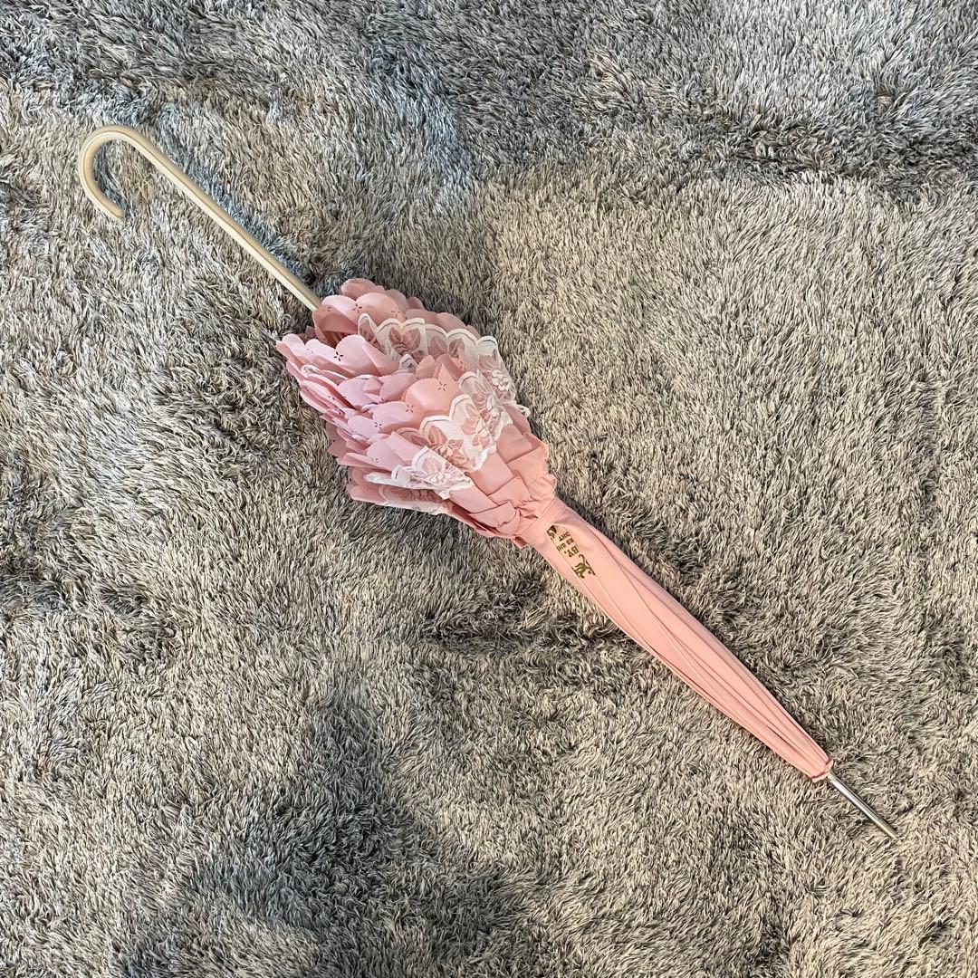 BABY THE STARS SHINE BRIGHTピンクフリル付傘アンブレラ