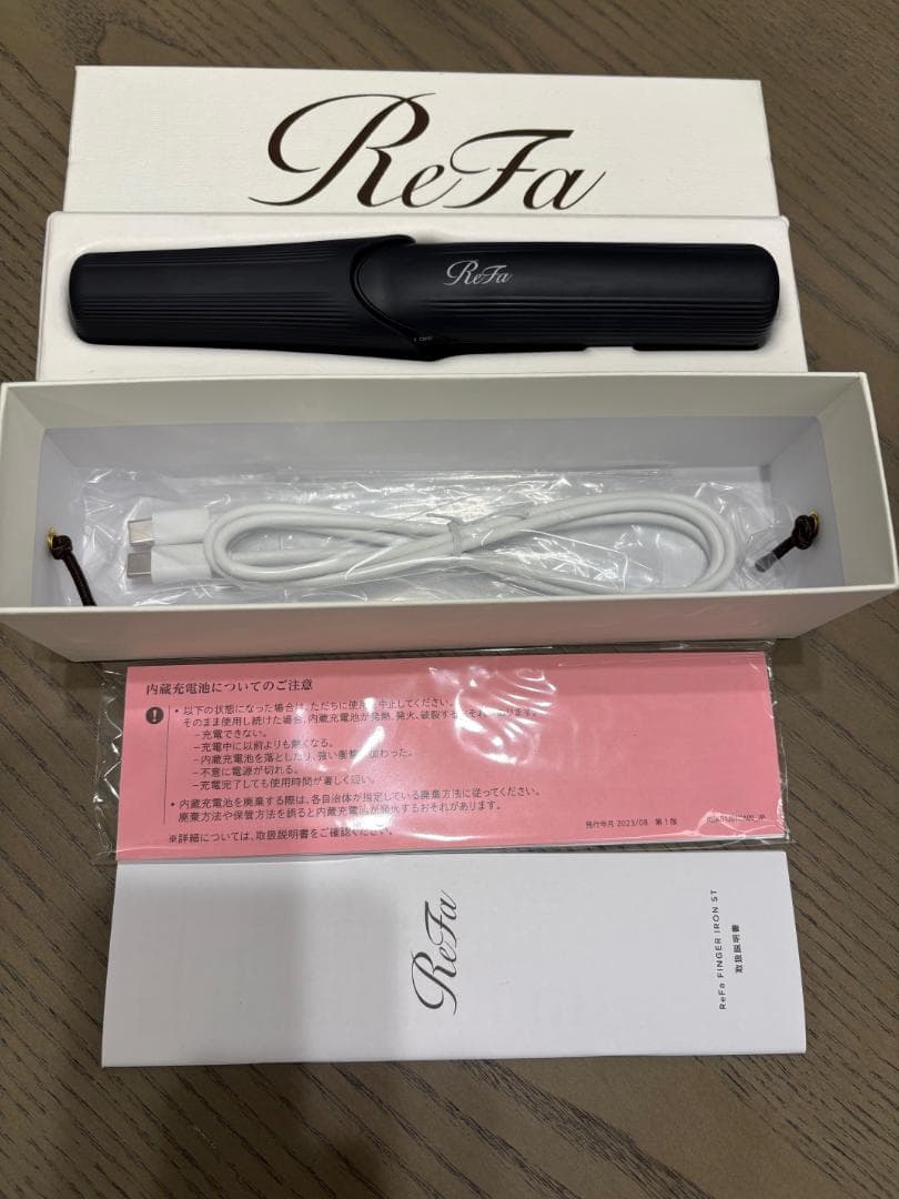 Refa★未使用品★リファフィンガーアイロンST ブラック