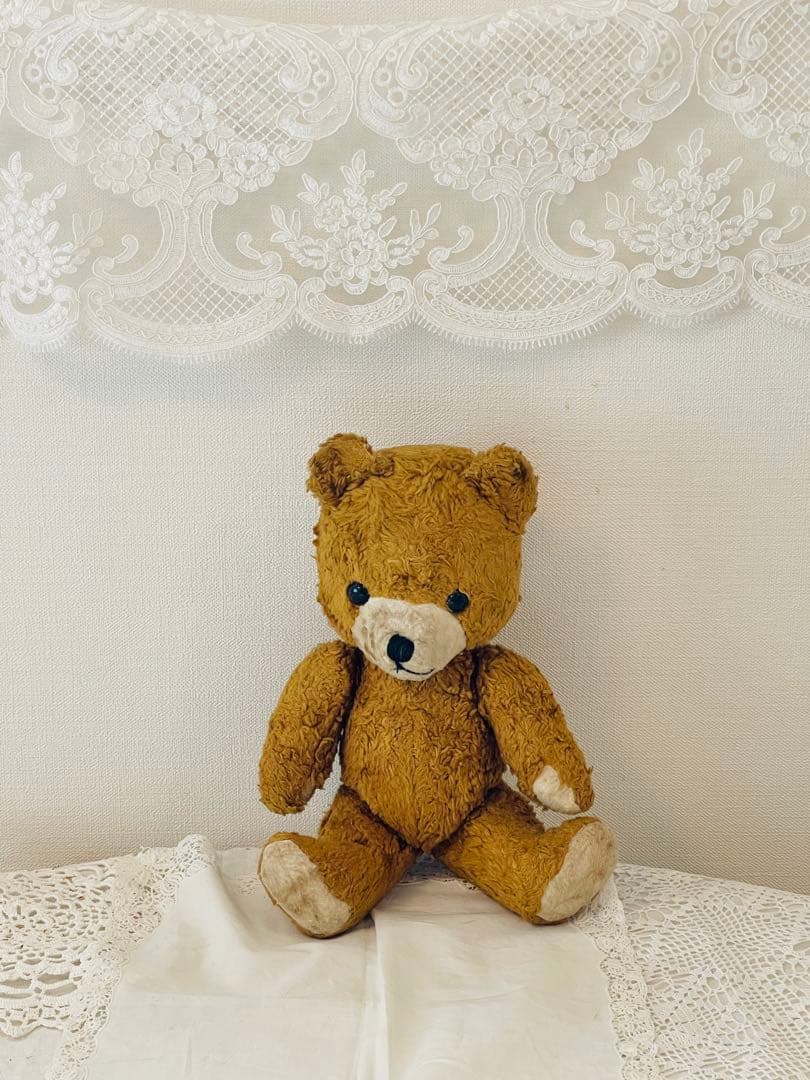 f アンティークテディベア　アンティークベア　イギリス