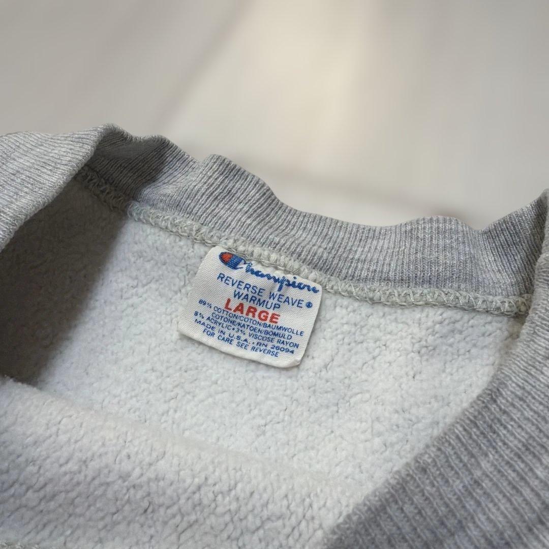 80s トリコタグchampion リバースウィーブ vintage グレー