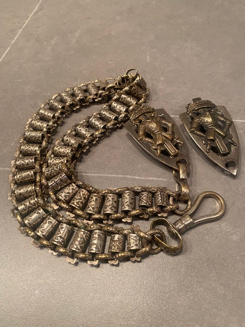 1900年 フリーメイソン テンプル騎士団 ソードチェーン ロング スペア付き