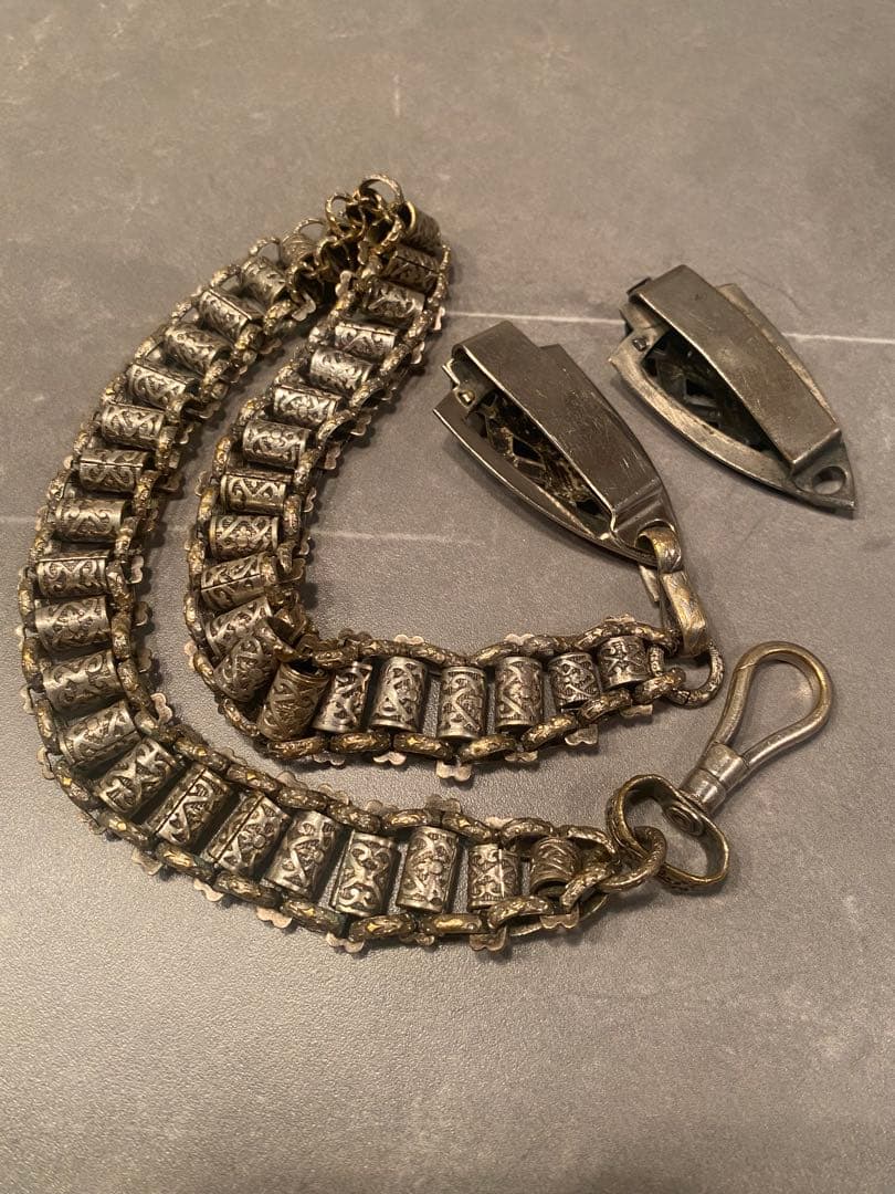 1900年 フリーメイソン テンプル騎士団 ソードチェーン ロング スペア付き