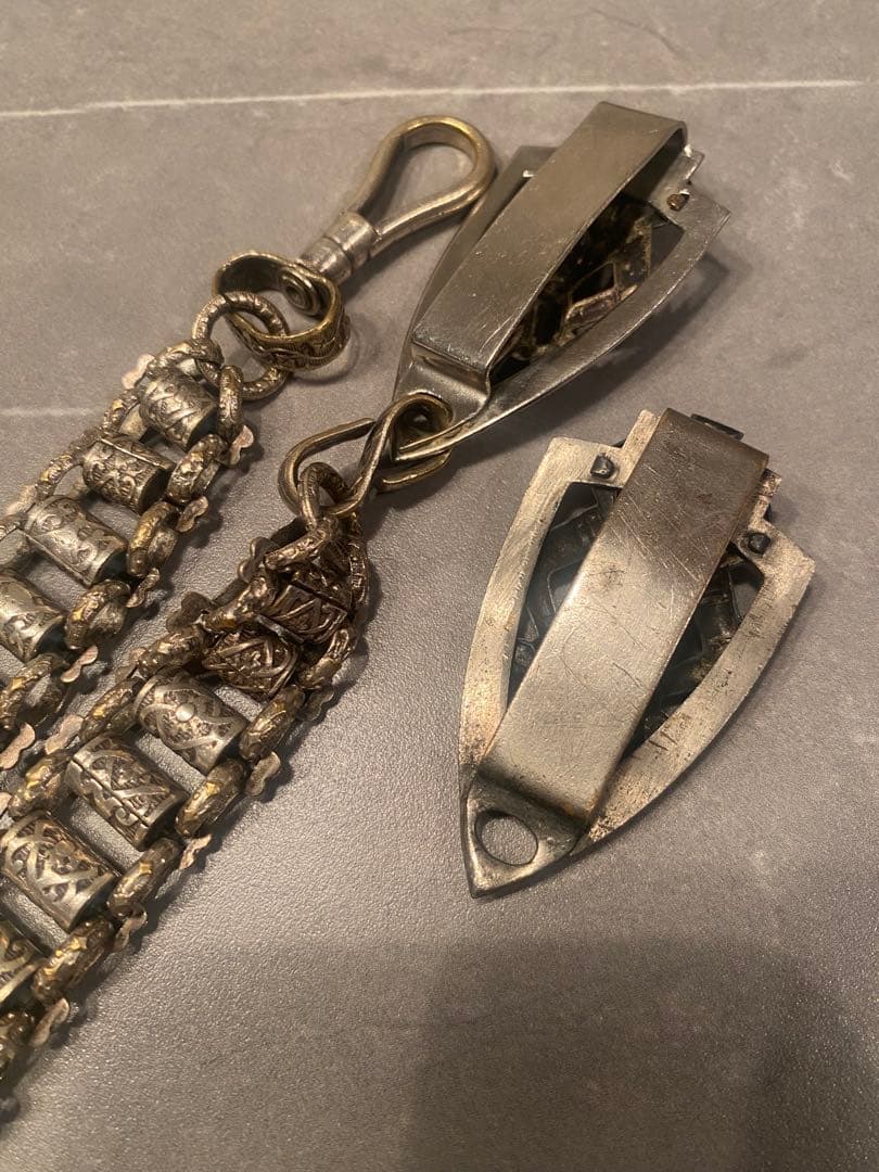 1900年 フリーメイソン テンプル騎士団 ソードチェーン ロング スペア付き