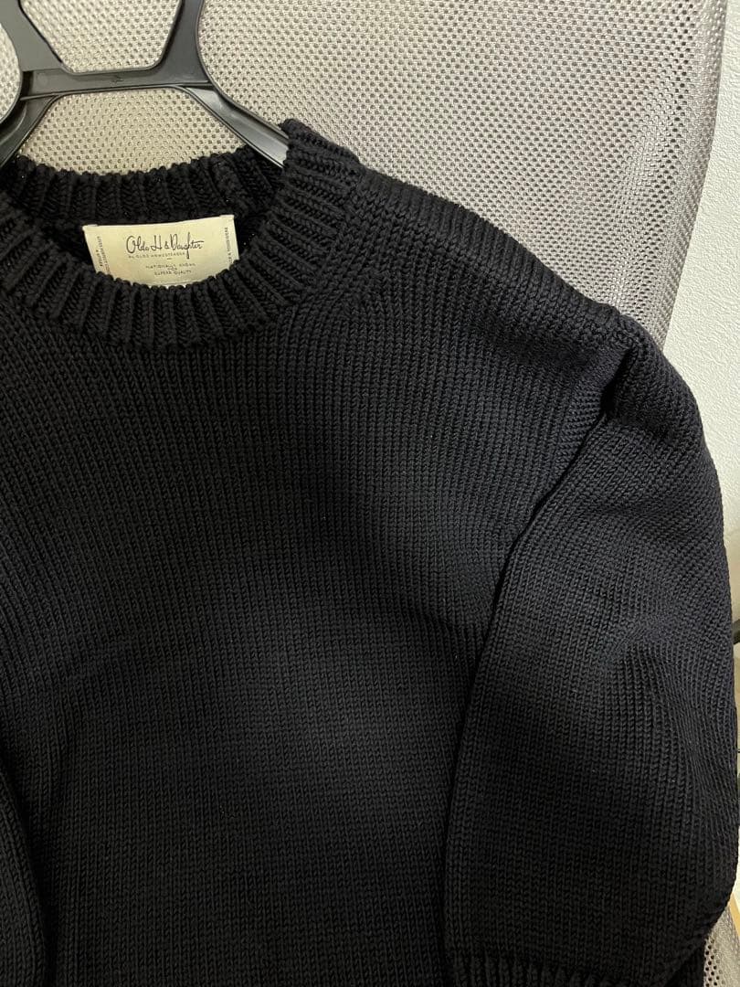 OldeH&Daughter WOOSTEDWOOL クルーネック ネイビー