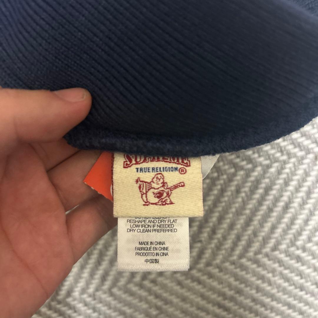 SUPREME true religion ビーニーネイビー　flexwitme