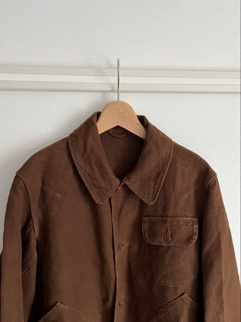 comoli 22ss ヘンプダックハンティングジャケット