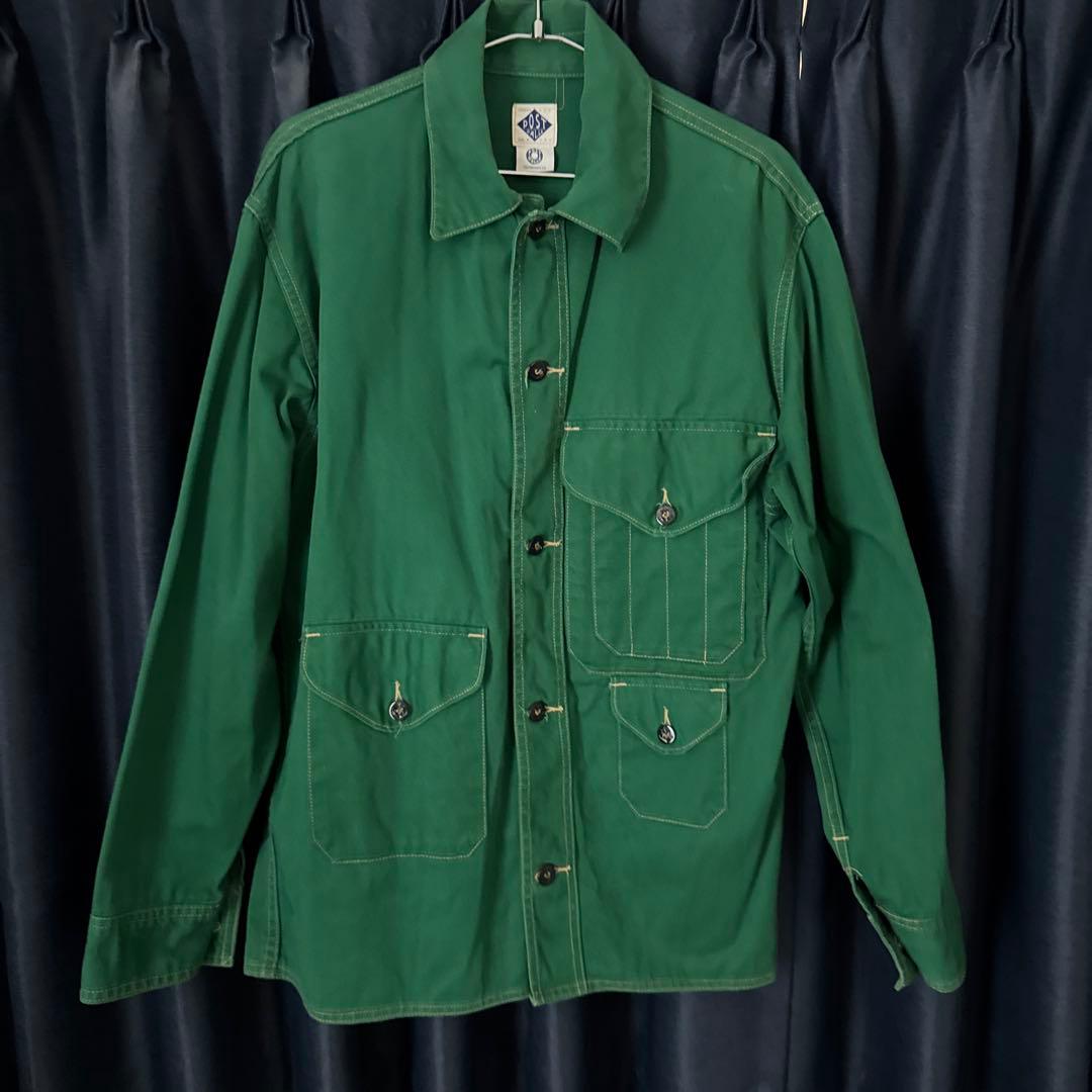 USA製 ポストオーバーオールズ カバーオール グリーン S ジャケット