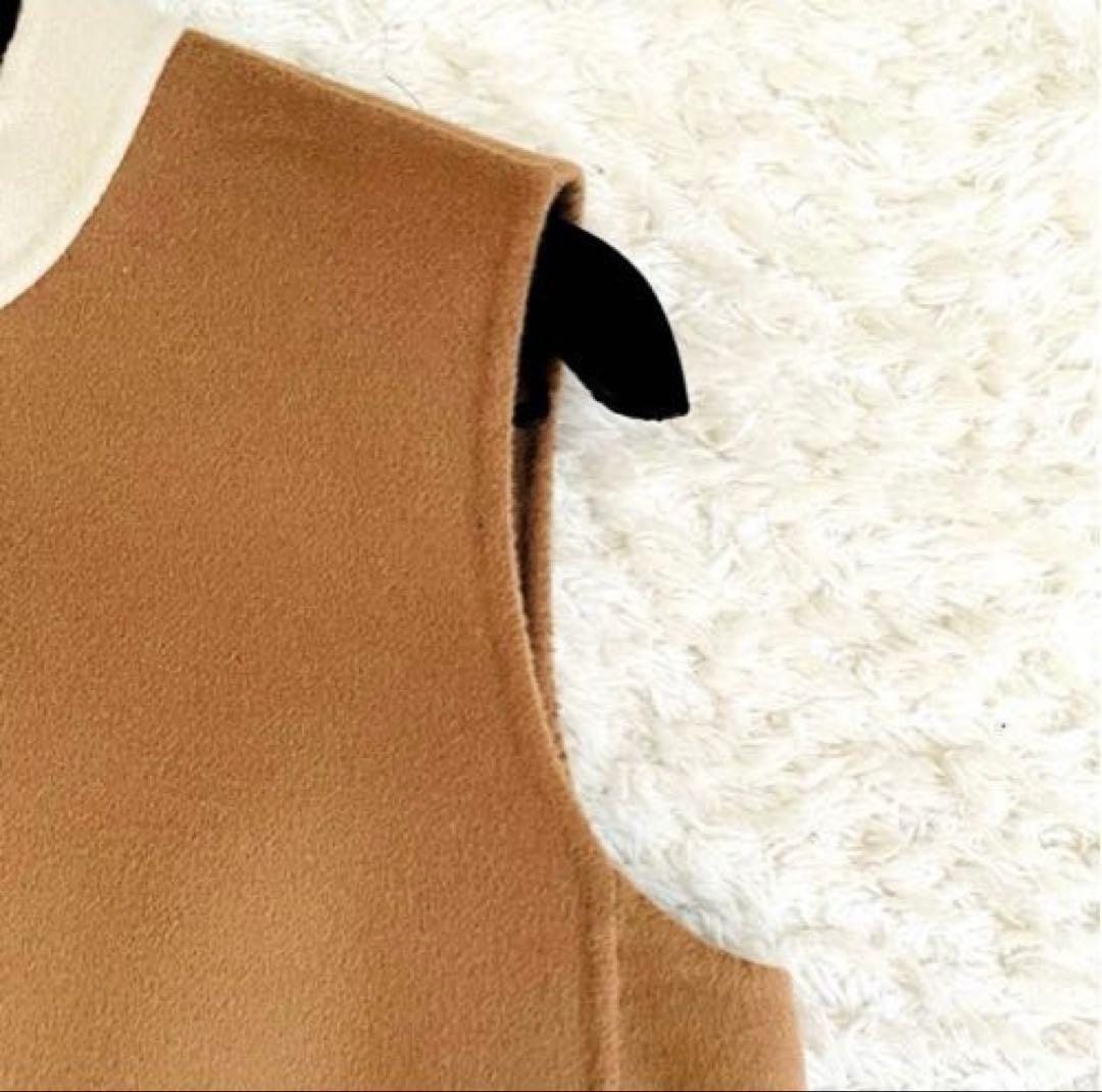 美品✨マックスマーラ♡ダブルフェイスワンピース　アンゴラ　クチートアマーノ40