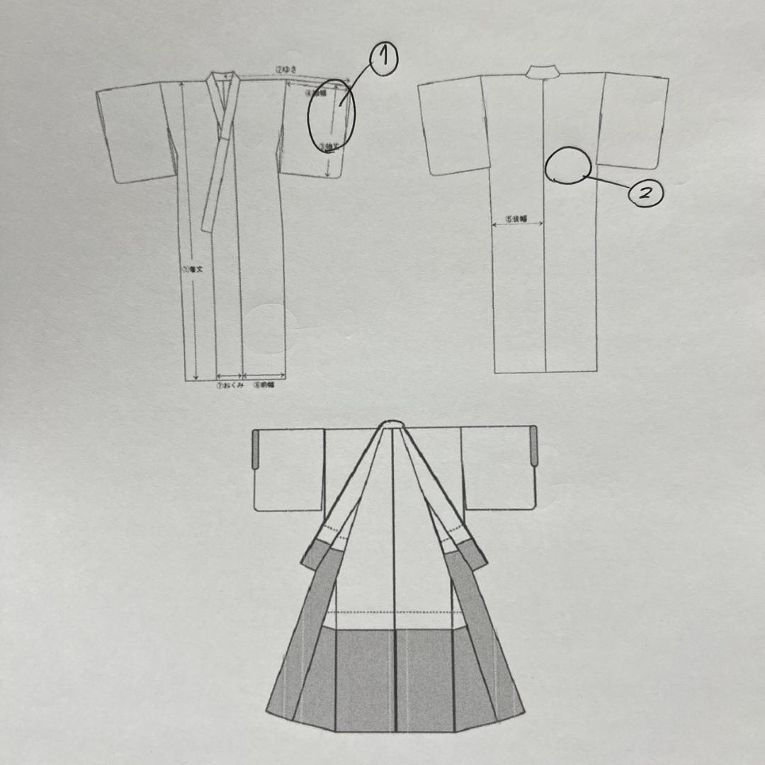 KL3175 有松鳴海絞り 浴衣 身丈164cm 夏着物 木綿