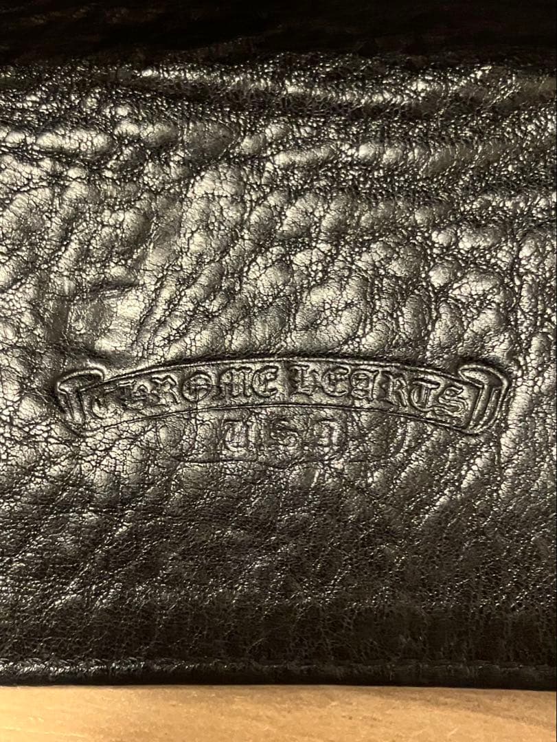 ★mm_406★クロムハーツ レザーキーケース クロスボタン 黒