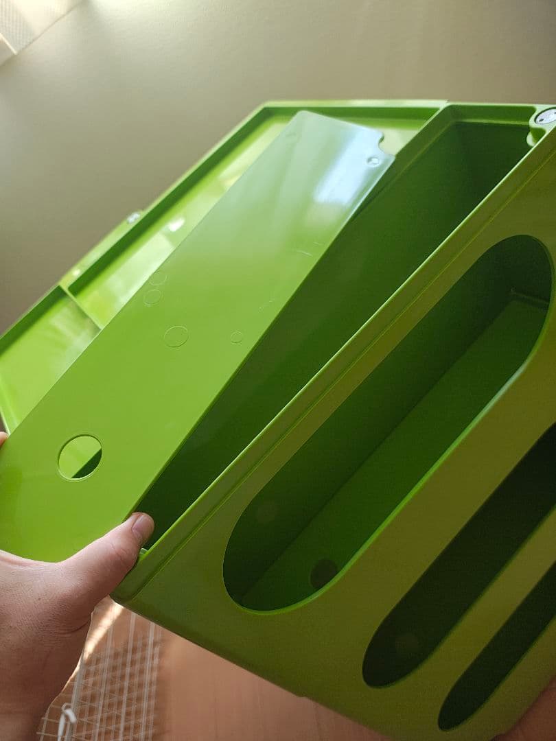 ボビーワゴン　3段3トレイ　ライムグリーン