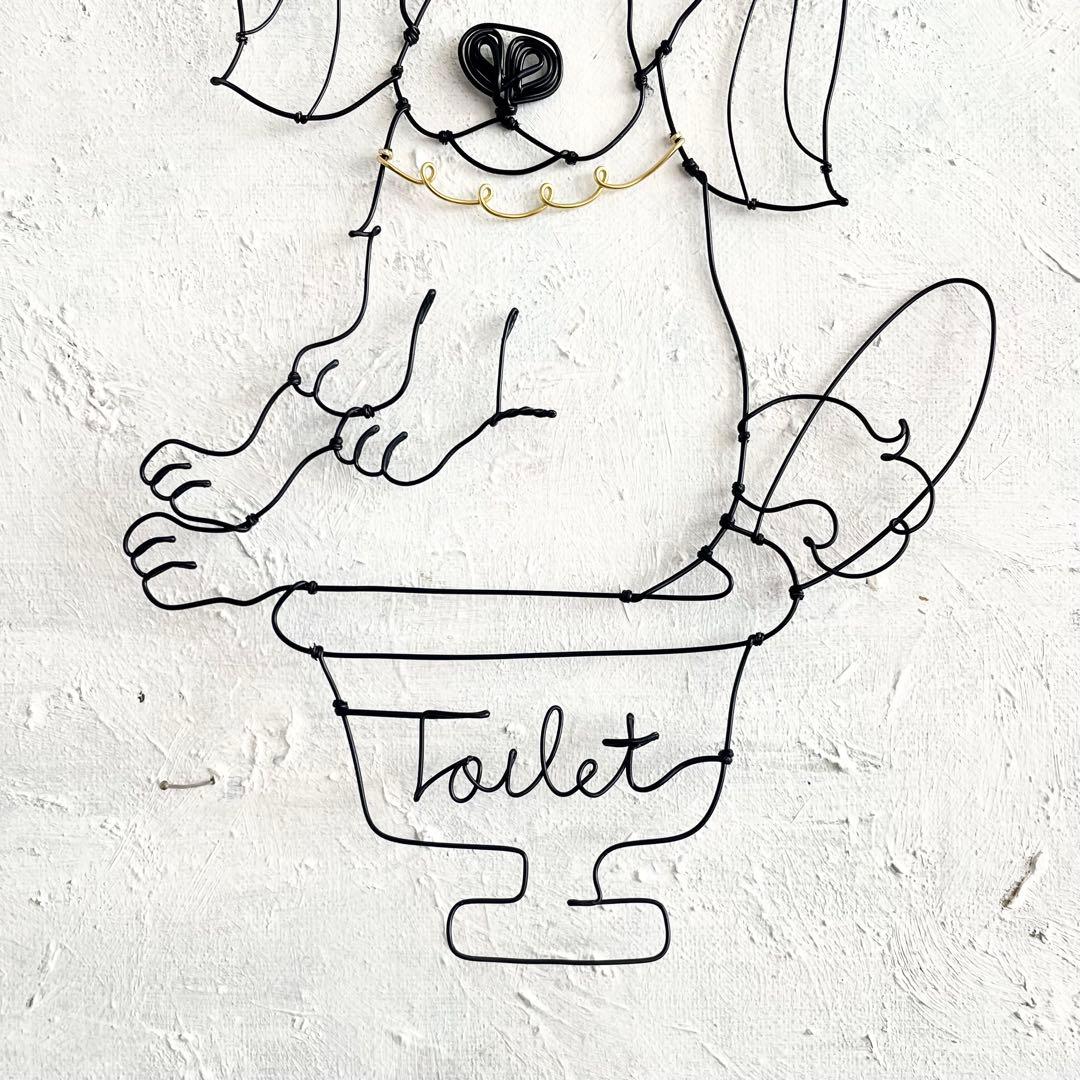 （専用）ダックスフンド、アメコカのワイヤーアート3点