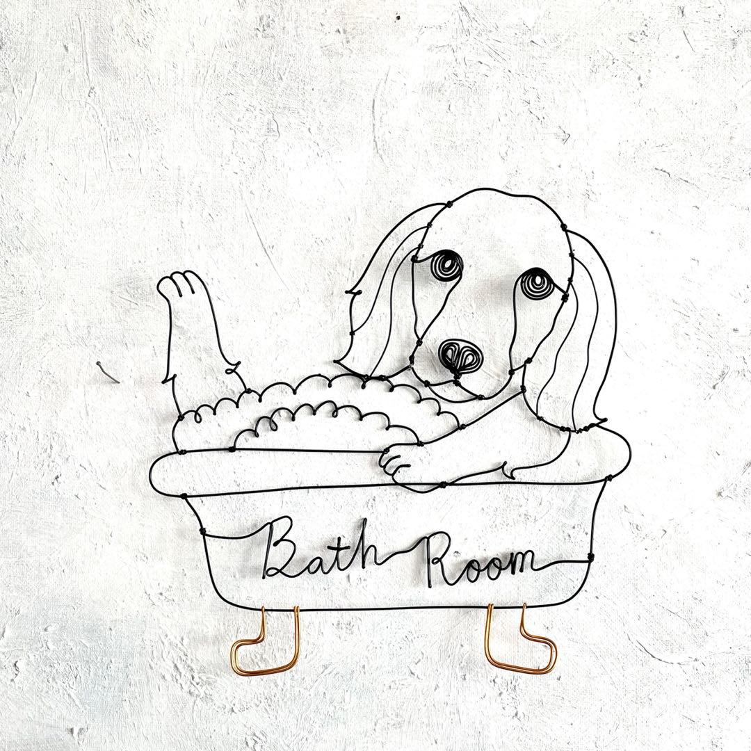 （専用）ダックスフンド、アメコカのワイヤーアート3点