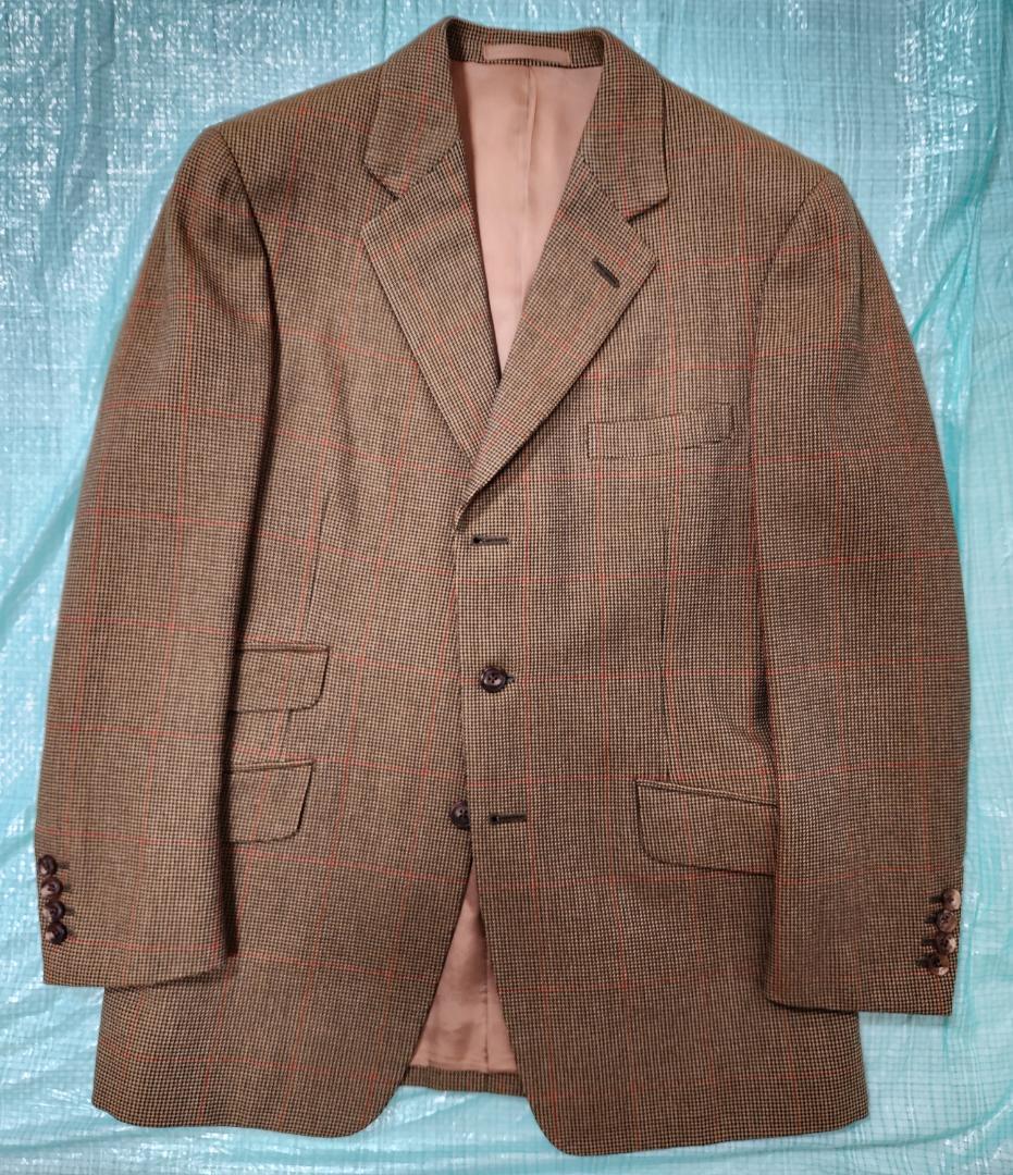 h*s様 新品未使用 batak ハンドメイドのサンプル ツイードジャケット L