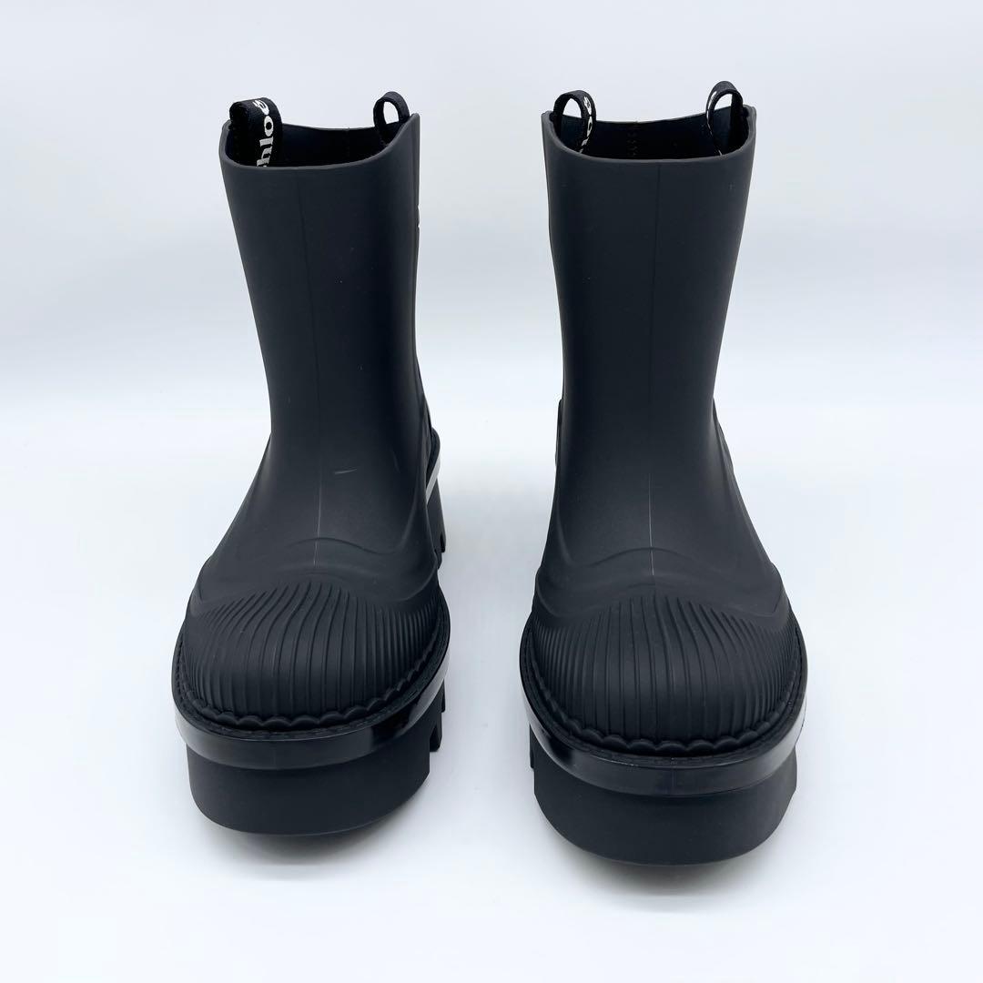 【試着のみ】Chloé レイナ ラバー アンクル レインブーツ 23cm