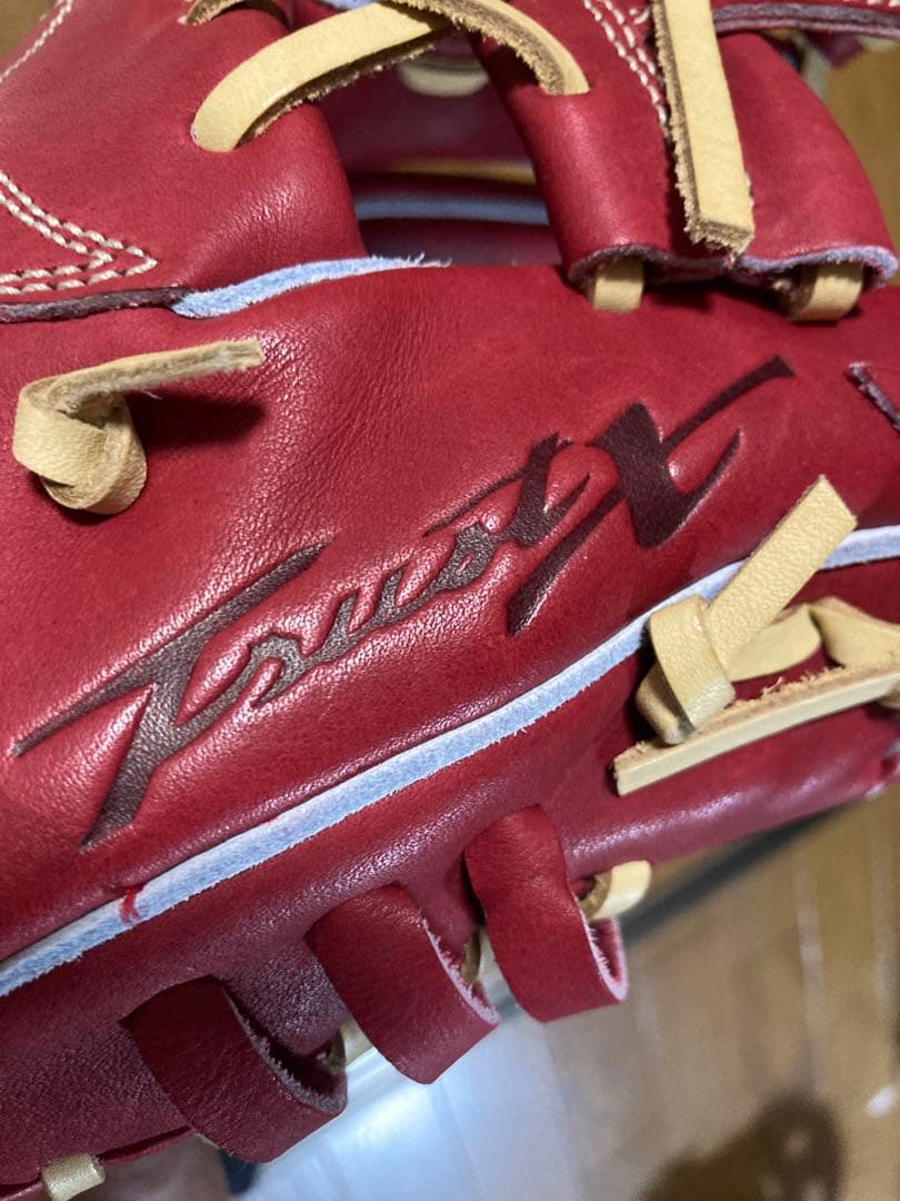 ザナックスTrust X 硬式グローブ サイズ8　ワインブラウン日本製