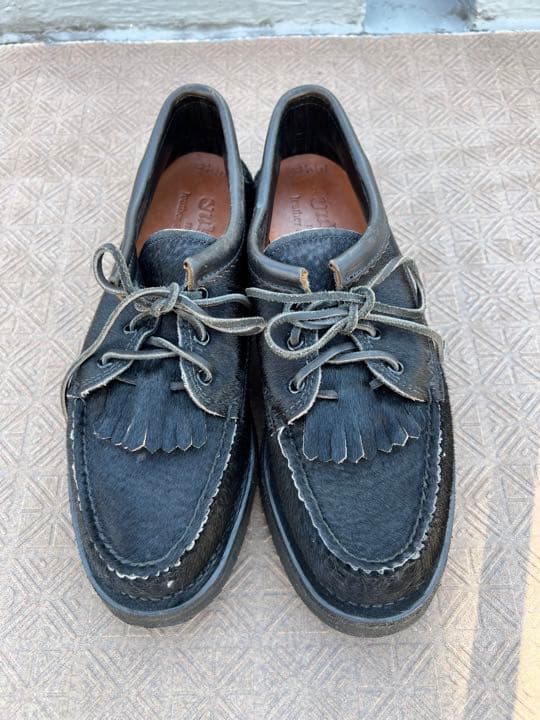 最終値下げ‼︎yuketen ユケテン　ハラコキルトタンレザーシューズ