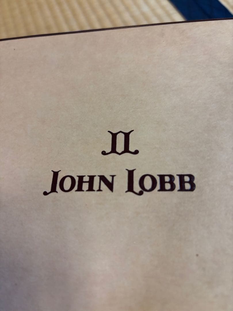 ジョン ロブ 赤 デッキシューズ