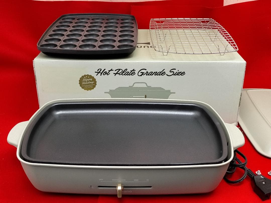 美品 BRUNO ホットプレート グランデサイズ　BOE026