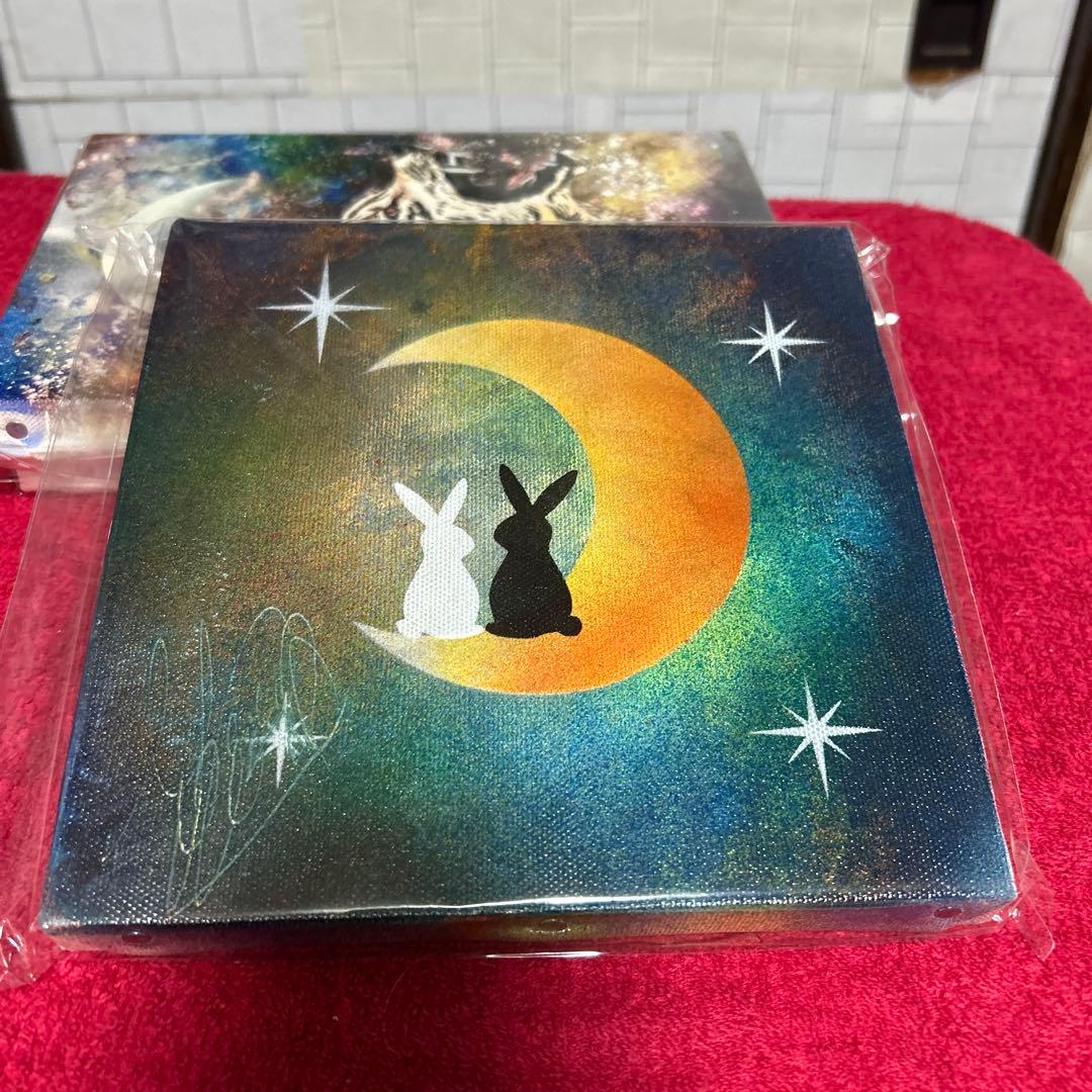 スプレーアートエデン ロゴ SMキャンパス複製画直筆サイン入り