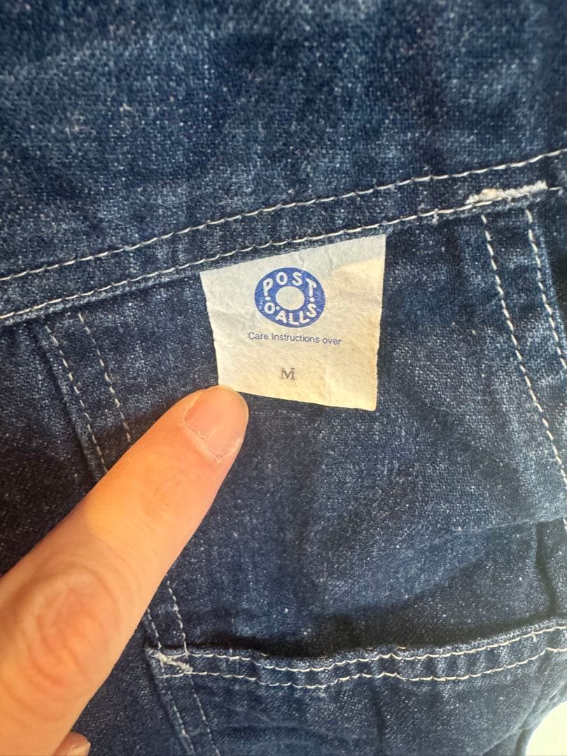 POST OVERALLS アメリカ製　ポストオーバーオールズ　オーバーオールM