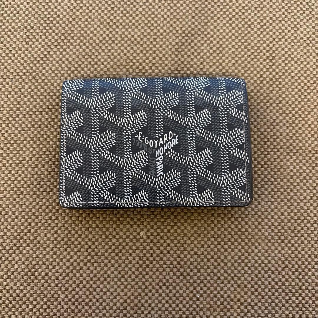 【極美品】GOYARD 名刺ケース　グレー　ゴヤール