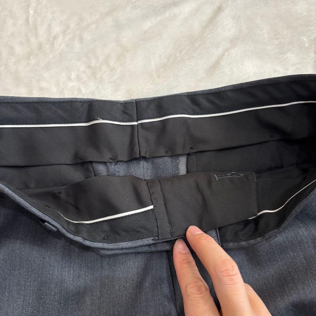 【美品】スーツセレクト　スリーピース　スーツ　グレー Y7