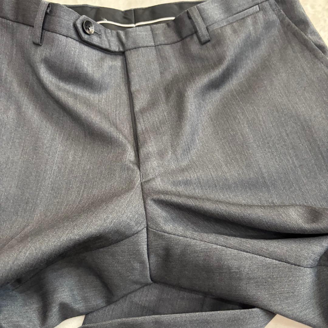 【美品】スーツセレクト　スリーピース　スーツ　グレー Y7