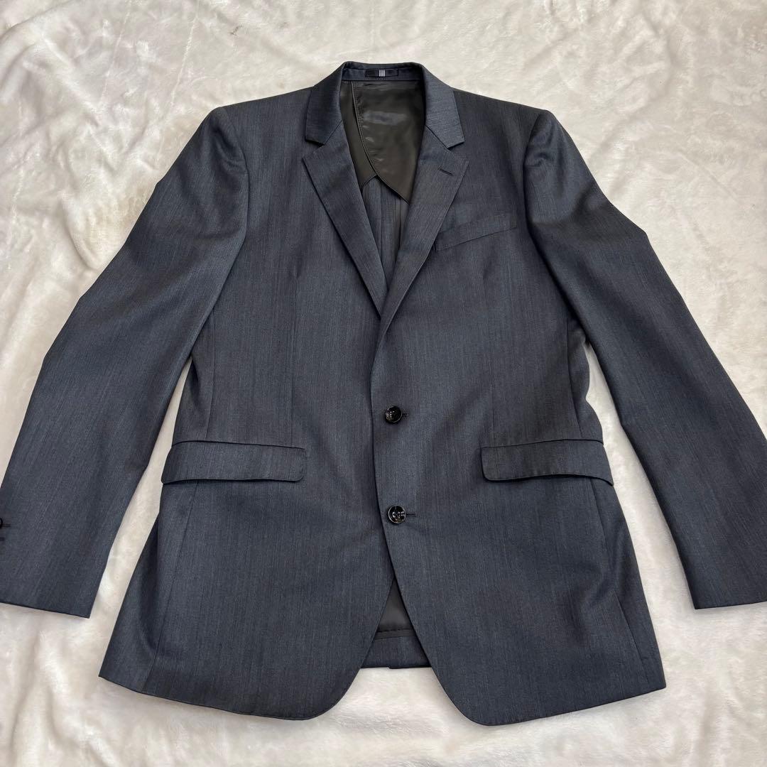 【美品】スーツセレクト　スリーピース　スーツ　グレー Y7