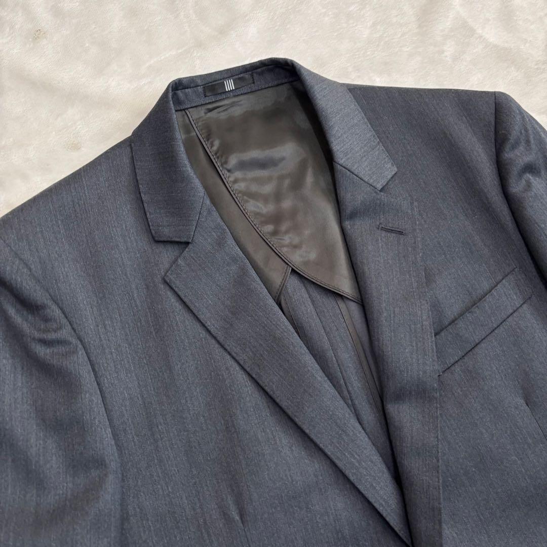 【美品】スーツセレクト　スリーピース　スーツ　グレー Y7