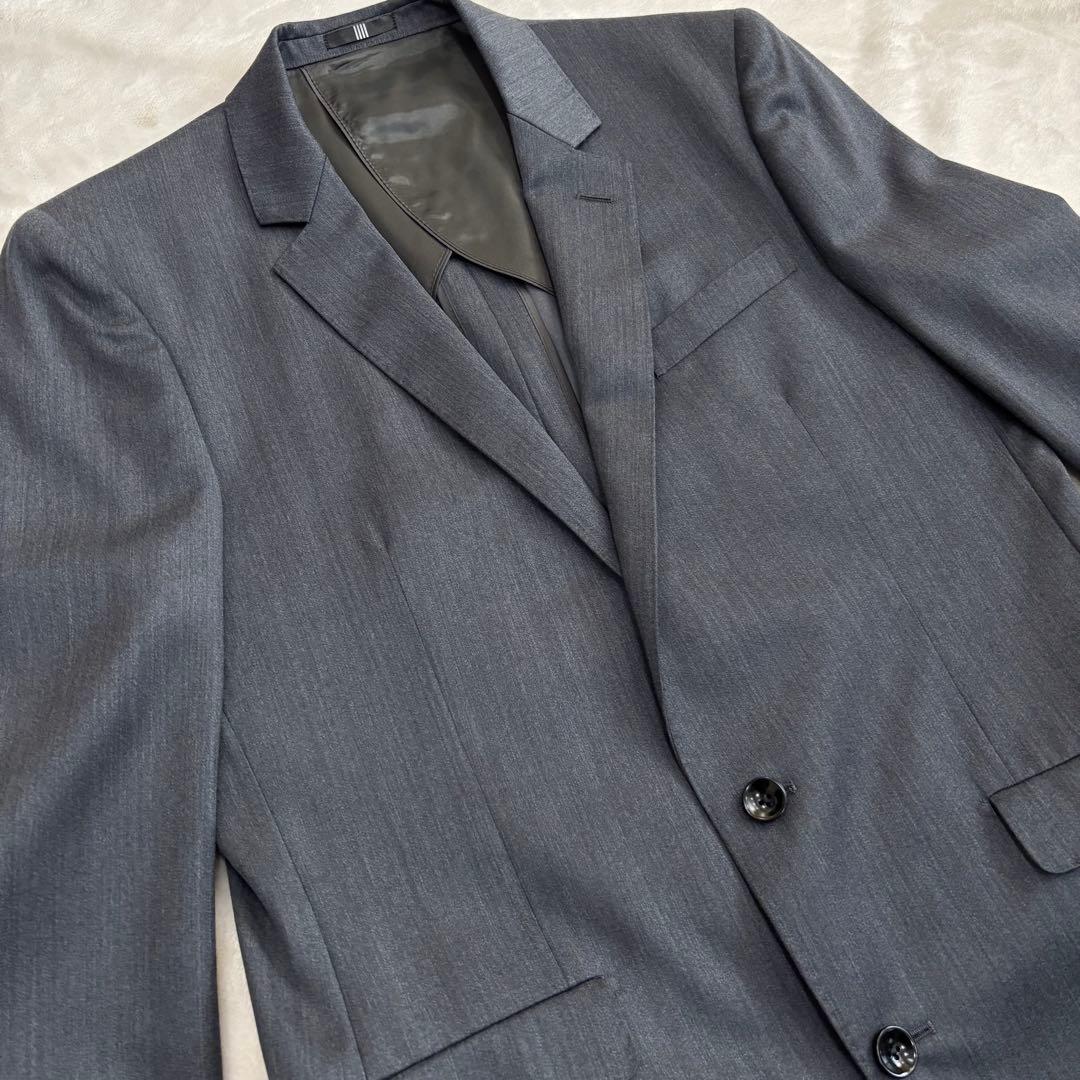 【美品】スーツセレクト　スリーピース　スーツ　グレー Y7
