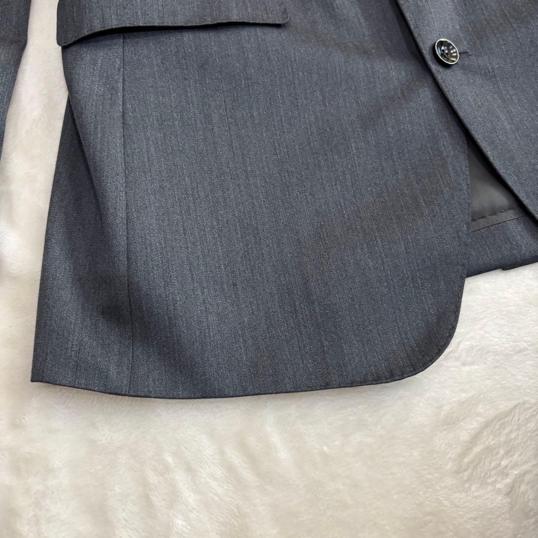 【美品】スーツセレクト　スリーピース　スーツ　グレー Y7
