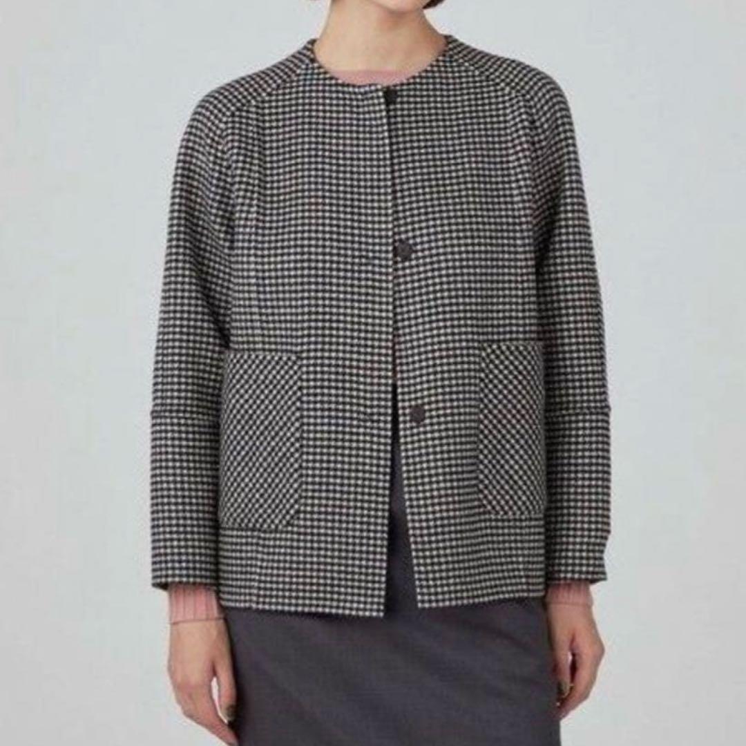 美品 24AWトゥモローランド スーパーダブルフェイス リバーシブルコート 36