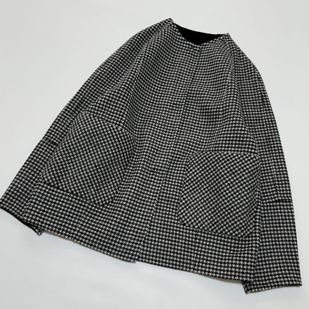 美品 24AWトゥモローランド スーパーダブルフェイス リバーシブルコート 36