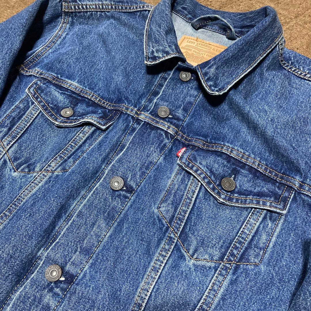 Levi'sリラックスフィットトラッカージャケット インディゴブルー XLサイズ