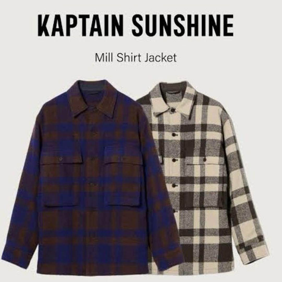 23AW新品 36 キャプテンサンシャイン Mill Shirt Jacket
