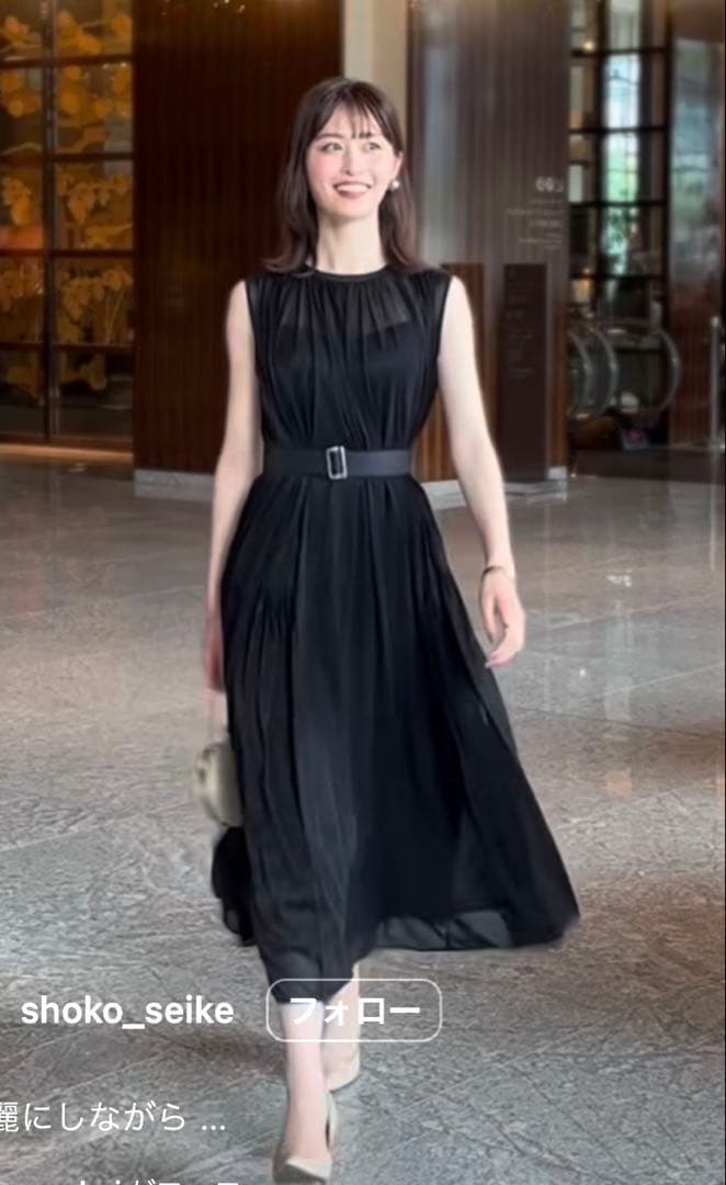 新品　allureville エスパンディ　ワンピース　黒