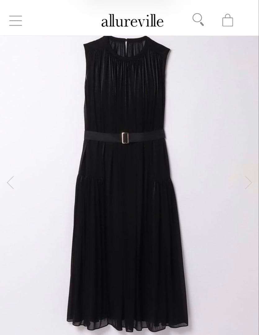 新品　allureville エスパンディ　ワンピース　黒