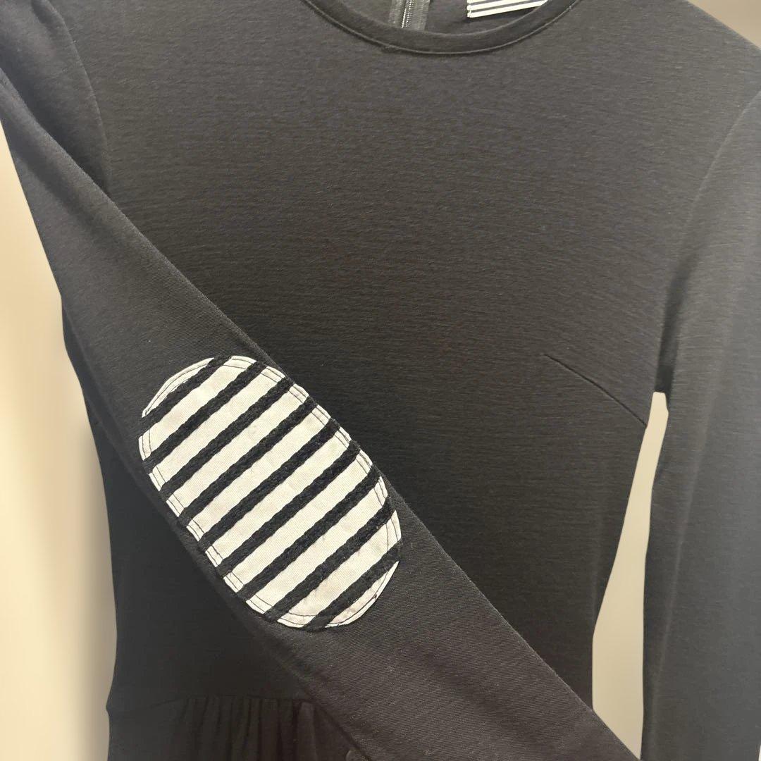 bordersのウールジャージー素材ロングワンピース